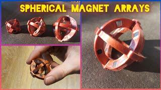 A spherical (halbach) magnet array with amazing "anti-gravitiy" effects