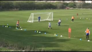 The best goals and saves (including some from the gaffer) from Tuesday training
