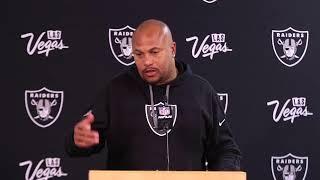 Pierce speaks after Raiders-Broncos game