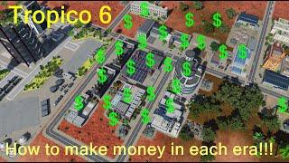 Tropico 6 - How to make money in each era including the Cold War era !!!