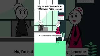 Why Veronika Resigned After 9 Months as Acting Manager #gplus #animation #corporate #skit