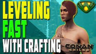 Outdated!! Leveling Fast with Crafting 0 - 30 Guide Conan Exiles 2021