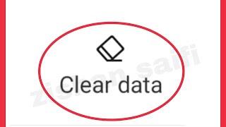 How To Fix Clear data Not Clicking & Not Working Problem Solve