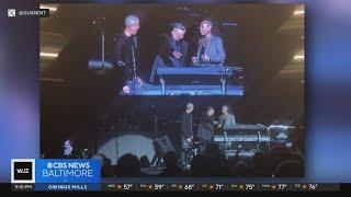 Obamas join Stevie Wonder on stage at CFG Bank Arena in Baltimore