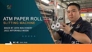 ATM Paper Roll Slitting Machine For Thermal Paper - 2022 Economic Type