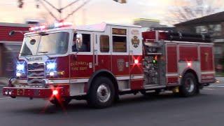 Elizabeth Fire Department Engine 7 Responding 1-11-24