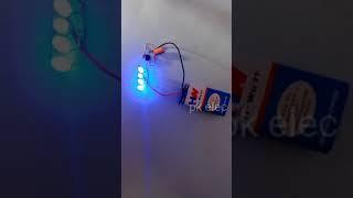 Simple Strobe light || Optocoupler LED Blinking Circuit   #Shorts