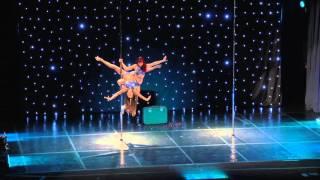 Mary & Jo - Greek Pole Dance Championship 2016 by Rad Polewear - Doubles Division