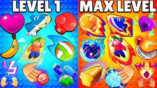 Level 1 vs Max Level in Stumble Guys!