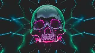 [4K] 1 Hour VJ Loop - Neon Skull Rave