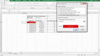 How to change MS Excel cell color automatically by using formula hd