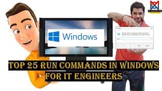 Windows Run Prompt Commands: Top 25 Essential Commands Every IT Engineer Should Know #windows #run