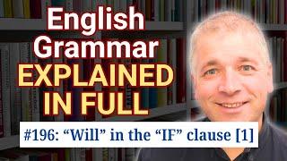 Using "Will" in the "If" clause (Lesson 196 - English Grammar Explained In Full)