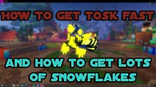 How To get Tosknir and Snowflakes fast 100% works