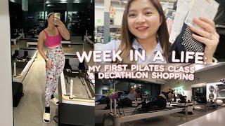 WEEK IN A LIFE: MY FIRST PILATES CLASS + DECATHLON SHOPPING | JOYCE YABUT BARTOLOME