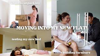 MOVING INTO MY NEW FLAT!!!!