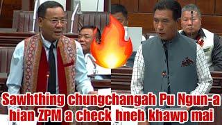 CM Pu Lalduhoma & Pu Ngunlianchunga sawhthing chungchangah an inhnial(Jaz Hmar React)