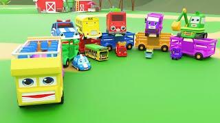 The Wheels on the Bus Best Dance Party | Fun Cars cartoon, Learn Vehicle Names | Nursery Rhymes