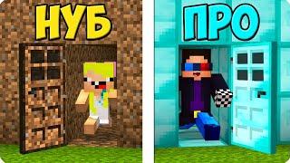 ДВЕРЬ НУБА ЗА $1 ПРОТИВ ДВЕРЬ ПРО ЗА $1000 В МАЙНКРАФТ! ШЕДИ ЛЕСКА И НУБИК MINECRAFT