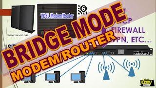 How to bridge mode TP-LINK Modem/Router - OZZYSERO