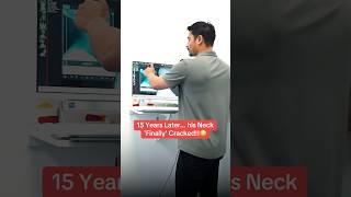 15 Year PAIN Gone away‼️‍#chiropractic  #asmr  #shorts  #trending