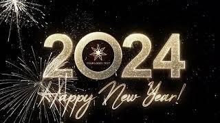 Modern Happy New Year 2024 Countdown Clock | New Year Countdown 2024