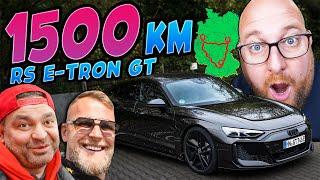 Der 1500 KM ROADTRIP! - Audi RS e-tron GT - Wo liegen die SCHWACHSTELLEN?!