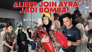 SEHARIAN JADI BOMBA!! ALIEFF IRFAN JADI ABANG BOMBA SELAMATKAN OFFICE AI TEAM!!