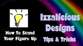Rainbow Loom - Make Your Figures Stand Up - © Izzalicious Designs 2014