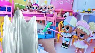 GHOST IN KINDERGARTEN LOL SURPRISE SAVE YOURSELF KIDS funny dolls cartoons Darinelka