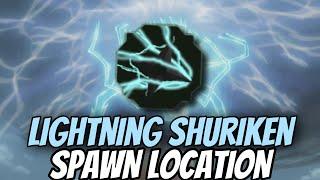 (SHINDO LIFE) Lightning Shuriken Spawn Location & Showcase | Roblox Shindo Life