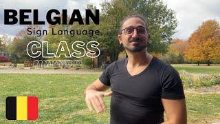 Learn BELGIUM Sign Language with Sébastien! (LSFB) | Online Class on InterSign University