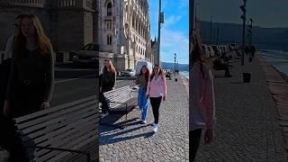 Walking Near Parliament in Budapest | Scenic Walking Tour in Hungary #travel #walkingtour #budapest