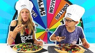 MYSTERY WHEEL OF PIZZA CHALLENGE!!!