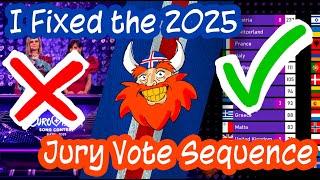 I Fixed the Jury Vote Sequence in Eurovision 2025