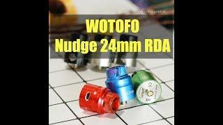 Wotofo Nudge RDA | Co-designed by SuckMyMod | Z shaped build deck