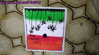 Swati art and craft factory Independence drawing how to make independence day