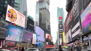 live in Time Square Manhattan New York City USA. USA