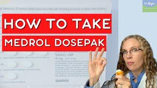 How to Take a Medrol Dosepak (or 6 Day Pack of Prednisone) 