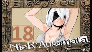 Прохождение NieR Automata 18 Пропавшая единица 11Б.