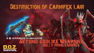 Destruction of Carnifex Lair (Winner Contest) DOZ Survival : Dawn of Zombies Survival Gameplay