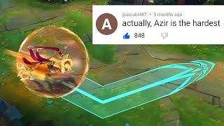 Proving Azir Isn't The Hardest Champion