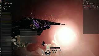 EVE ONLINE: When A Titan Jumps instead of bridges xD