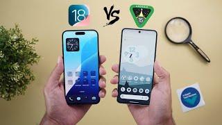 iOS 18 vs Android 15 - In-Depth Comparison (Compared using 15 Pro Max & Pixel 8 Pro)