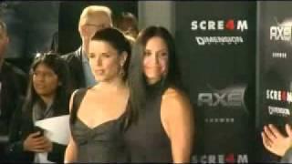 Courteney Cox and Neve Campbell at The World Premiere Of Scream 4