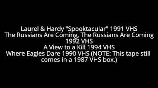 VHS/DVD/Blu-ray Openings to Be Uploaded #5