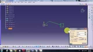 CATIA V5 constraints animation