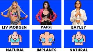 Breast Implants And Natural Breast Of WWE Female Wrestlers