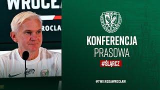 Konferencja prasowa przed meczem #ŚLĄRCZ | Jacek Magiera i Aleksander Paluszek