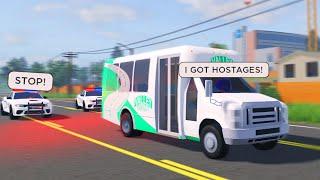 I Stole A City BUS With Passengers.. They Were So SCARED! (Roblox)